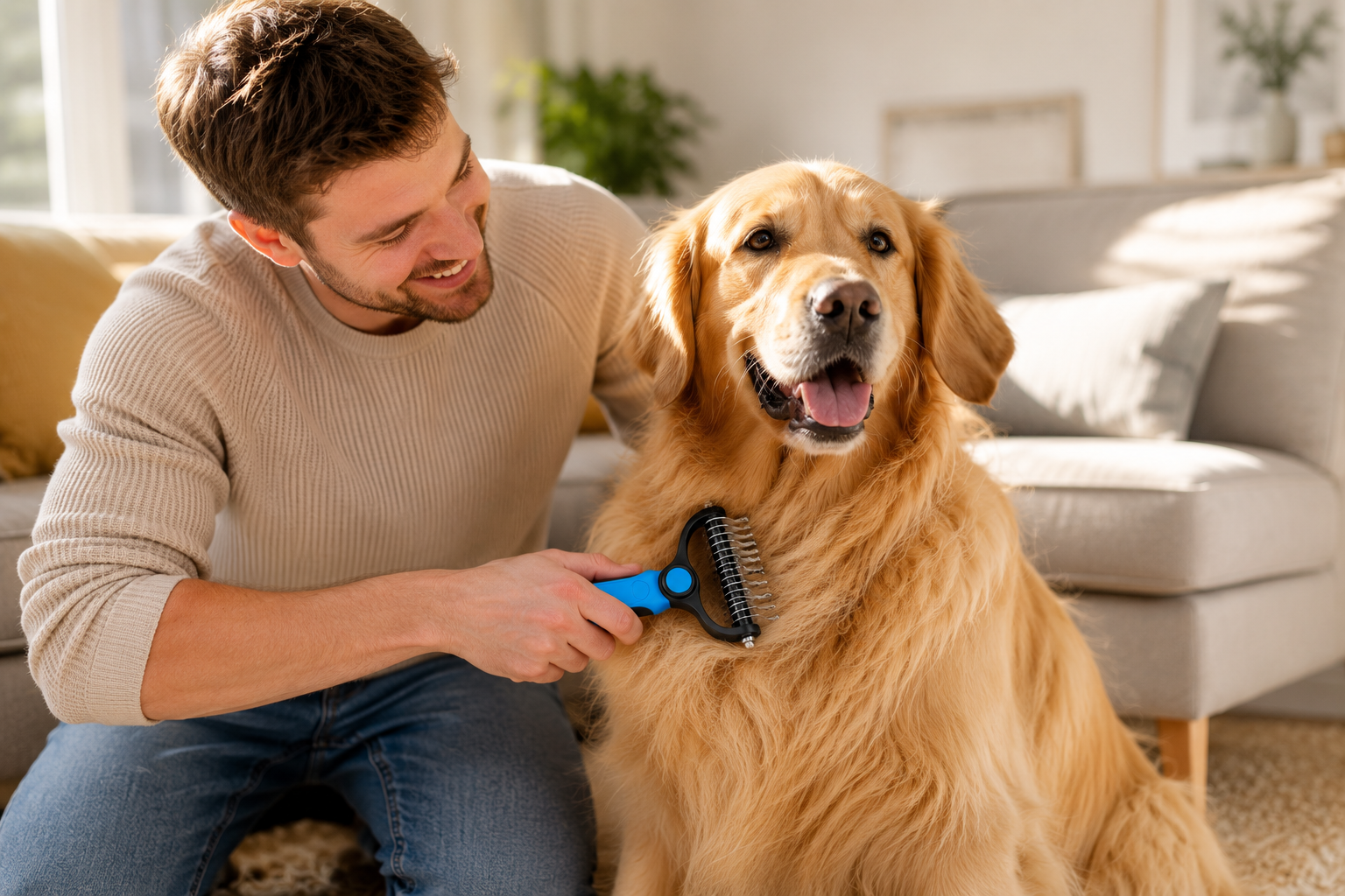 Pawsy™ Self-Cleaning Pet Brush