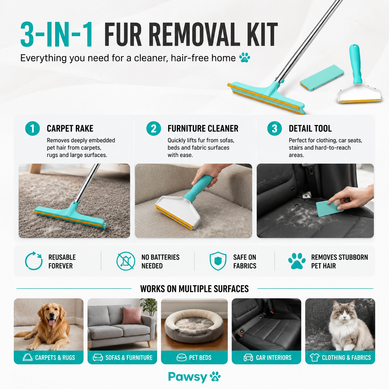 Pawsy™ FurLift Pro Kit