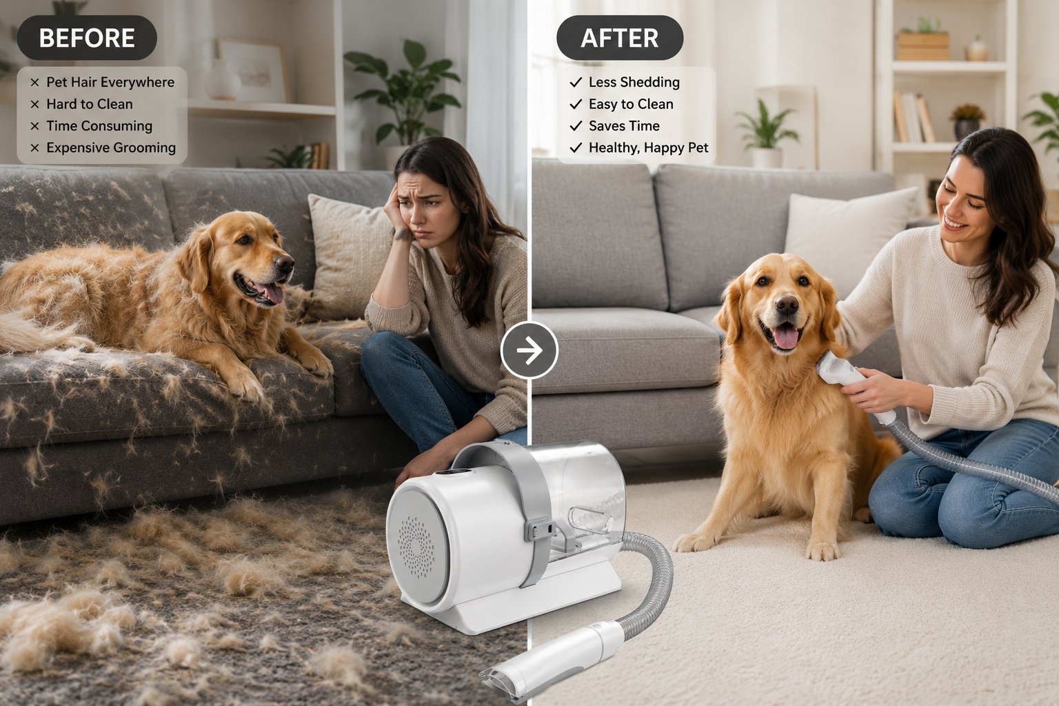 5-in-1 Pet Grooming Kit